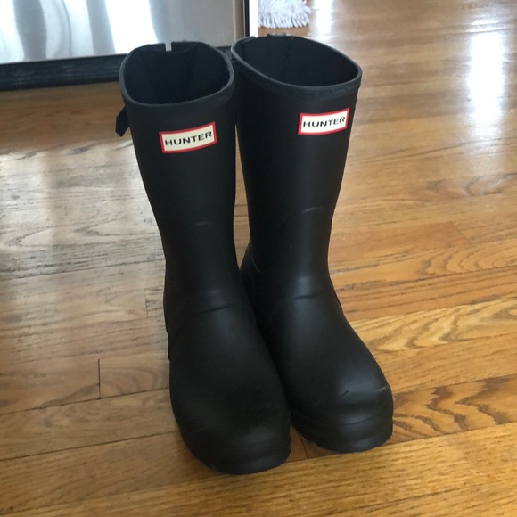 Hunter Shoes - Women's Short Back Adjustable Rain Boots